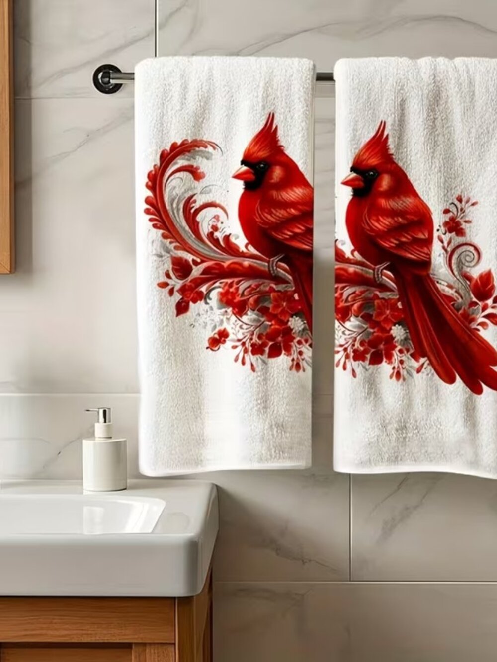 2 Cardinal Microfiber Towel Set